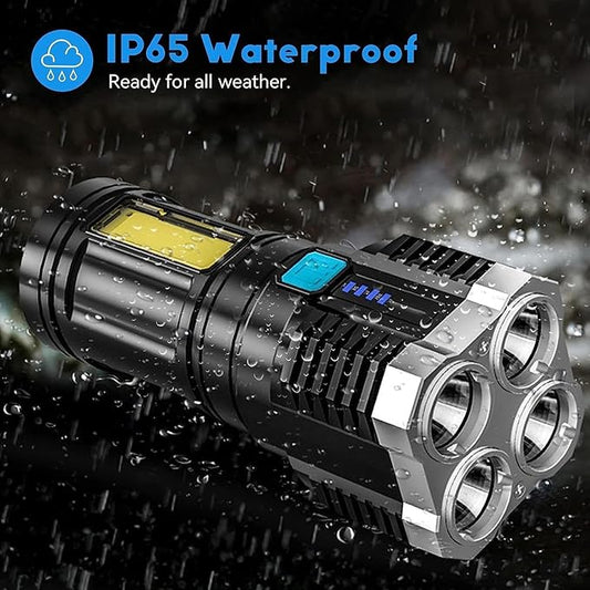 4 in 1 LED Torch Lights