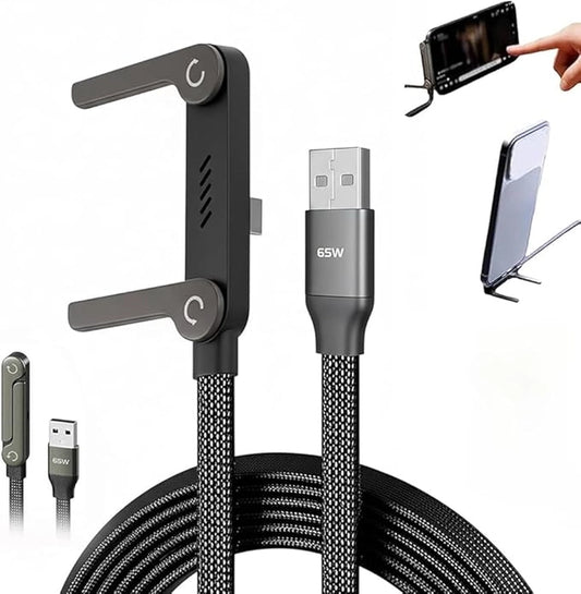 2-in-1 Invisible Holder Charger Cable,